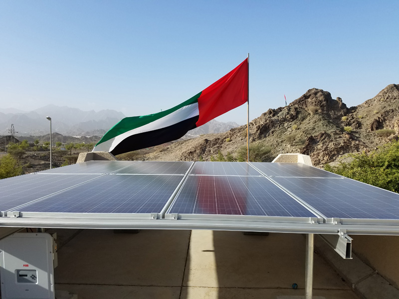 4.4KW-Abu Dhabi Solarmontagestruktur
