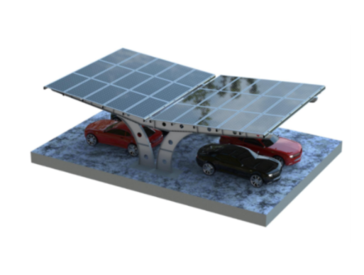 Steigern Sie den Wert gewerblicher Parkplätze mit einem Solar-Carport vom Typ Y aus Kohlenstoffstahl